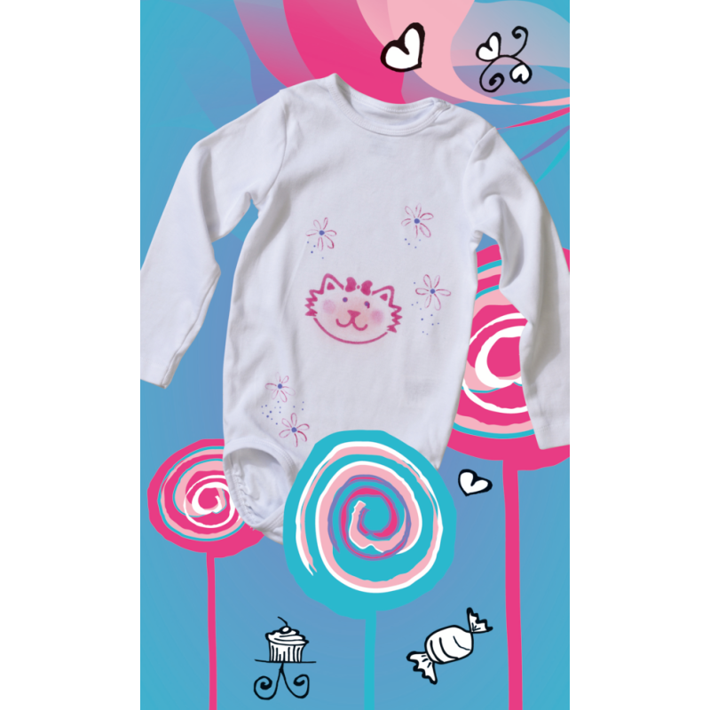 Zestaw farb do tkanin Marabu TEXTIL SWEET CANDY 4x15 ml - art. 1716000000096