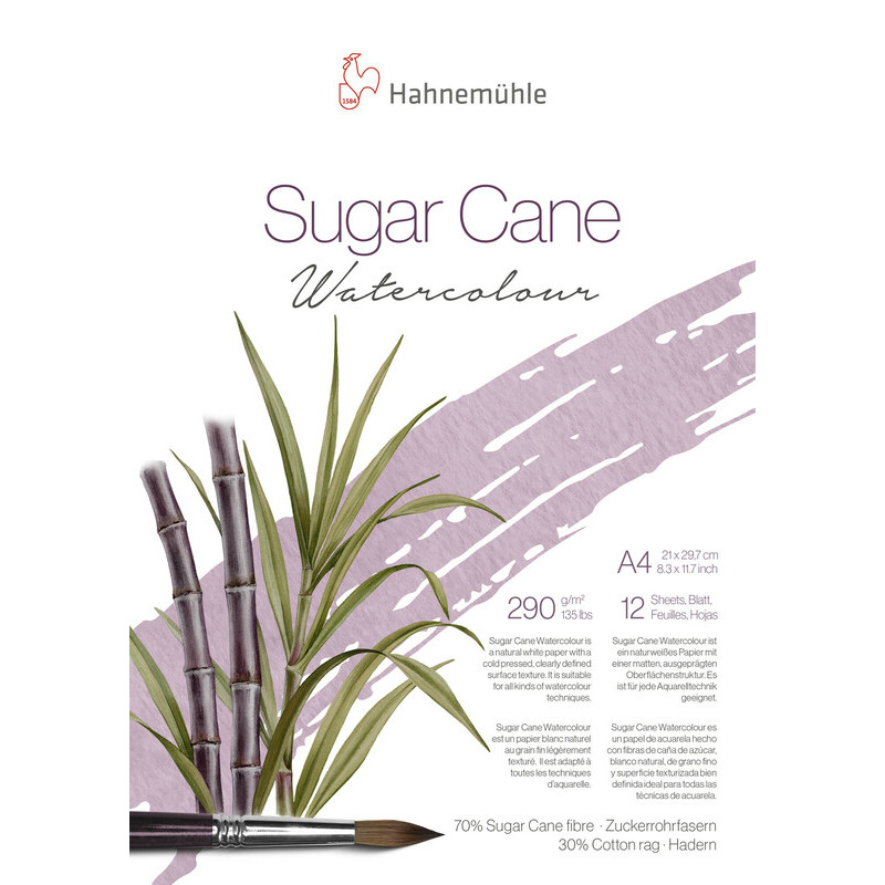 Blok do akwareli Hahnemuhle Sugar Cane 290g cold pressed - A4