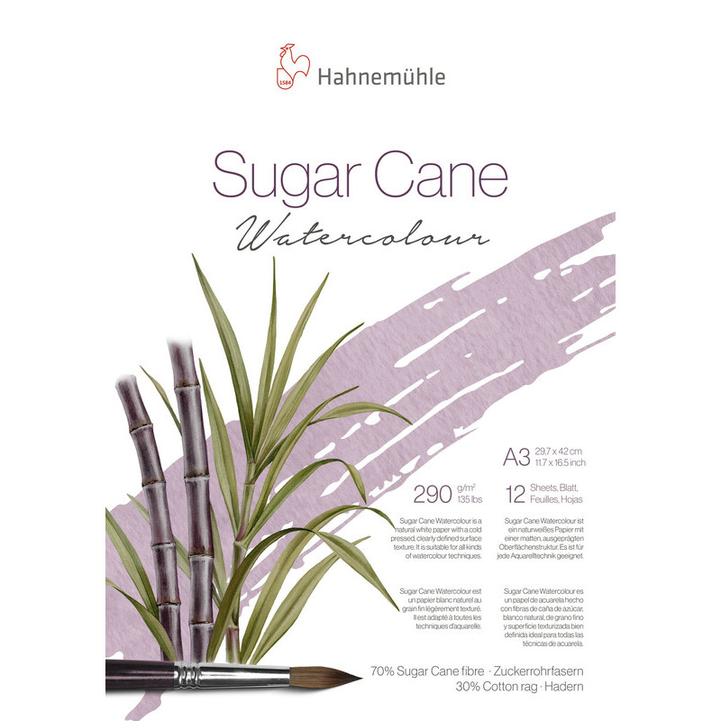 Blok do akwareli Hahnemuhle Sugar Cane 290g cold pressed - A3