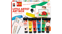 Zestaw farb Marabu KiDS Little Artist 6 x 36 ml + akcesoria do malowania - art. 305000000114