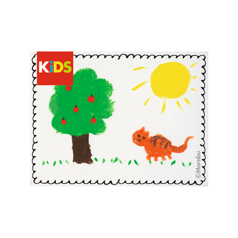 Zestaw farb Marabu KiDS Little Artist 6 x 36 ml + akcesoria do malowania - art. 305000000114