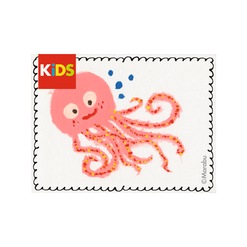 Zestaw farb Marabu KiDS Little Artist 6 x 36 ml + akcesoria do malowania - art. 305000000114