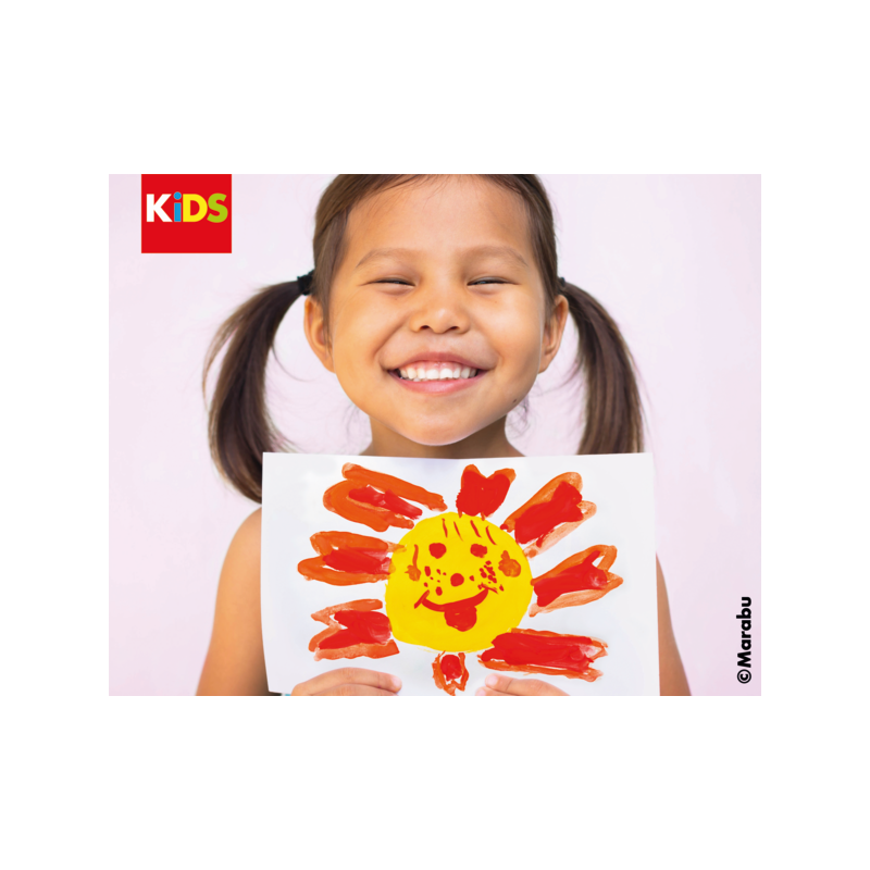 Zestaw farb Marabu KiDS Little Artist MAXI BOX 12x36 ml + akcesoria do malowania - art. 305000000113