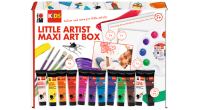 Zestaw farb Marabu KiDS Little Artist MAXI BOX 12x36 ml + akcesoria do malowania - art. 305000000113