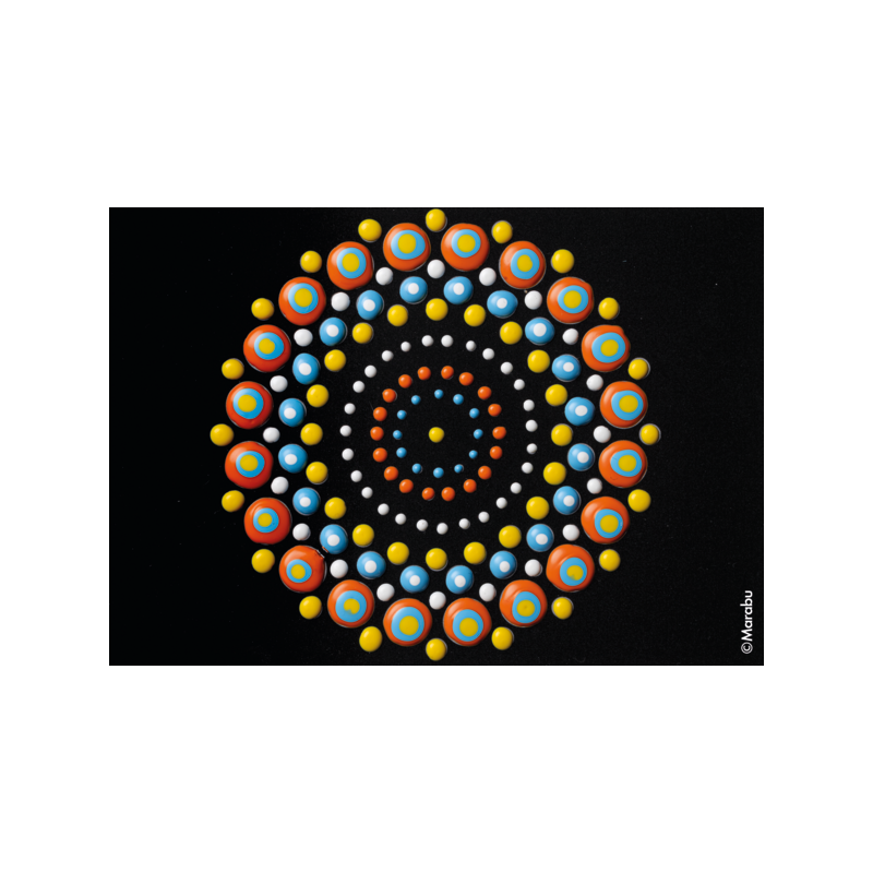Zestaw pisaków do kropek Marabu DOT PAINTING "Mandala" 4x25 ml - art.1801000000084