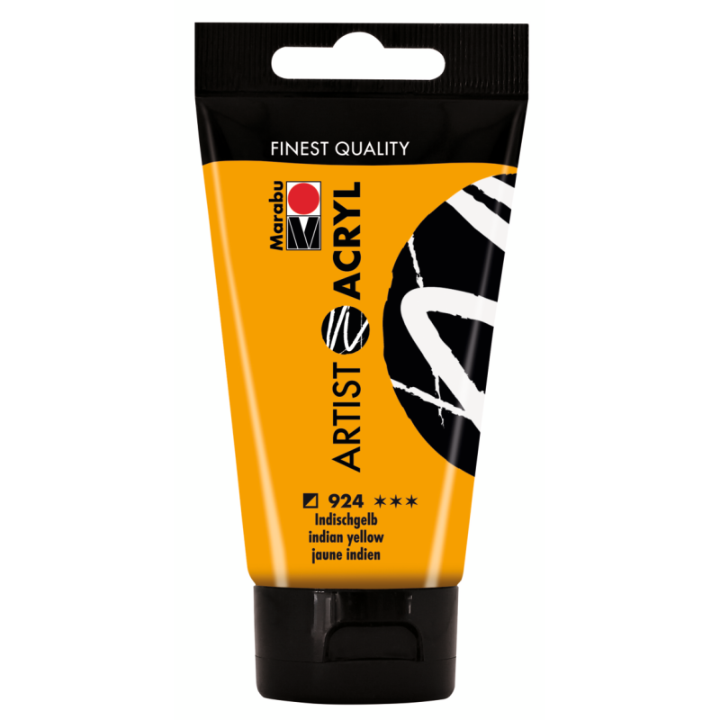 farba akrylowa ARTIST ACRYL nr 924 Indian Yellow - 75 ml