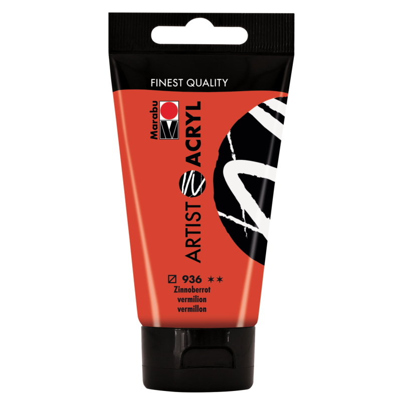 farba akrylowa ARTIST ACRYL nr 936 Vermilion - 75 ml