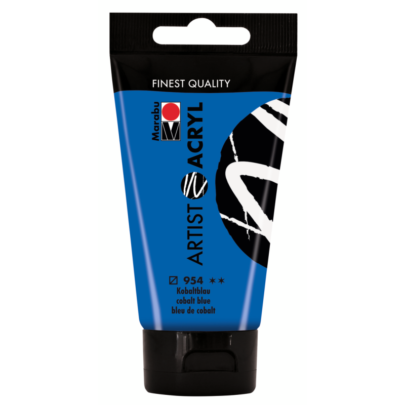 farba akrylowa ARTIST ACRYL nr  954 Cobalt Blue - 75 ml