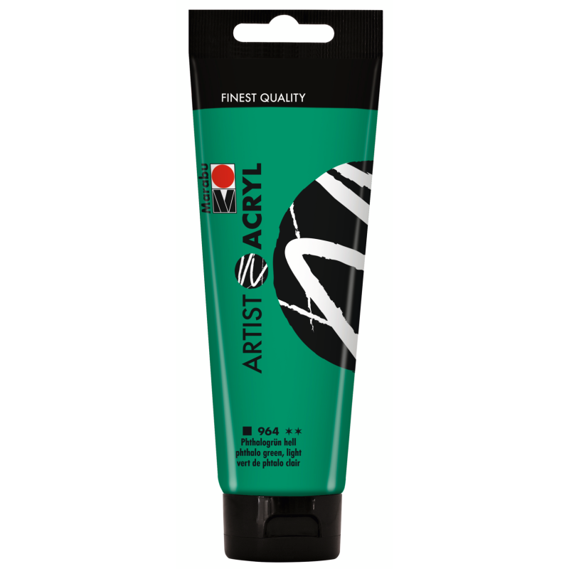 farba akrylowa ARTIST ACRYL nr 964 Phthalo Green Light - 120 ml