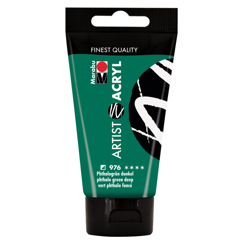 farba akrylowa ARTIST ACRYL nr 976 Phthalo Green Deep - 75 ml