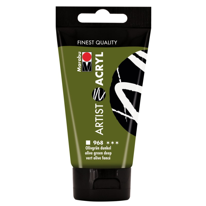 farba akrylowa ARTIST ACRYL nr 968 Olive Green Deep - 75 ml