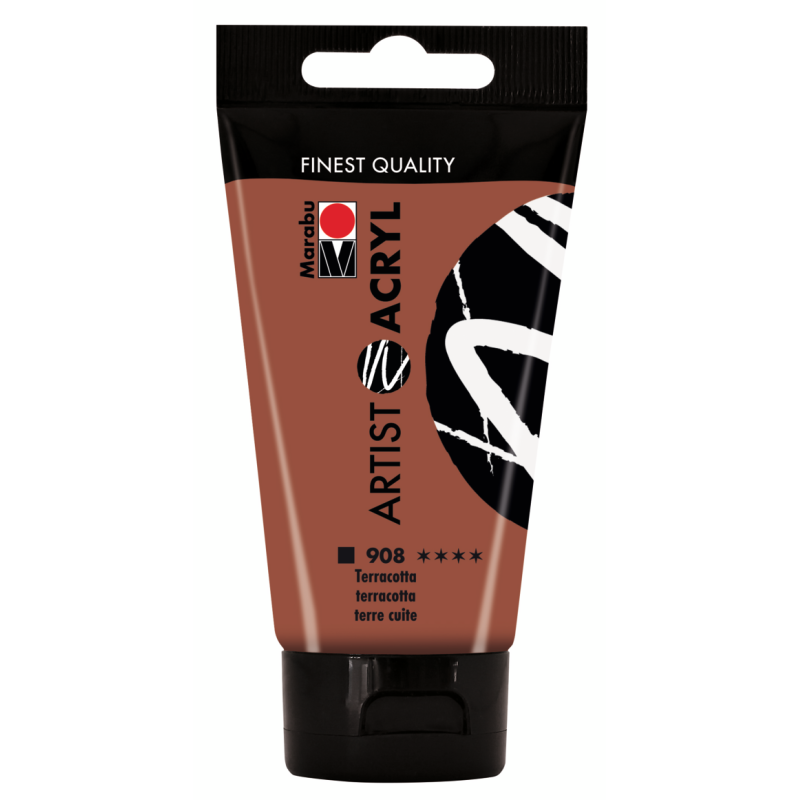 farba akrylowa ARTIST ACRYL nr 908 Terracotta - 75 ml