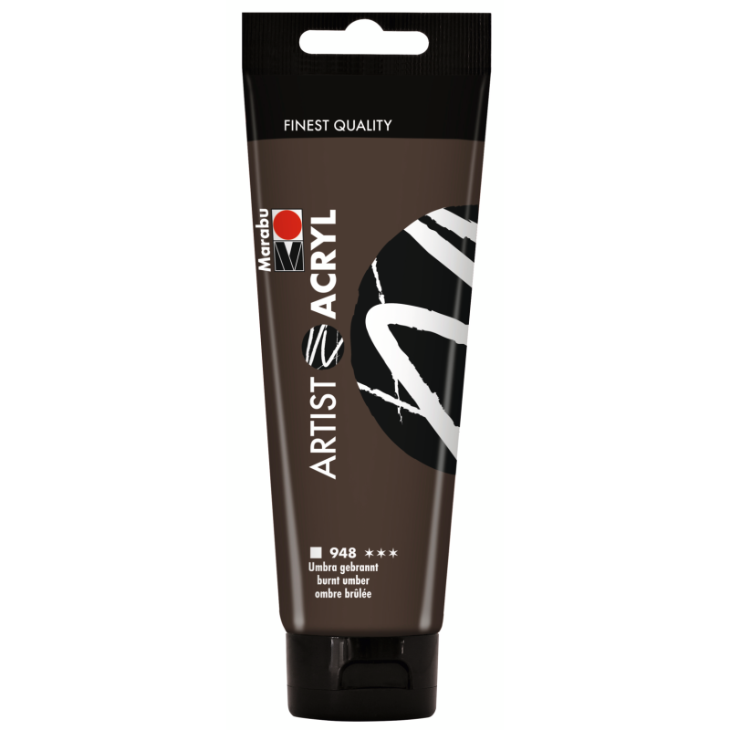 farba akrylowa ARTIST ACRYL nr 948 Burnt Umber - 120 ml