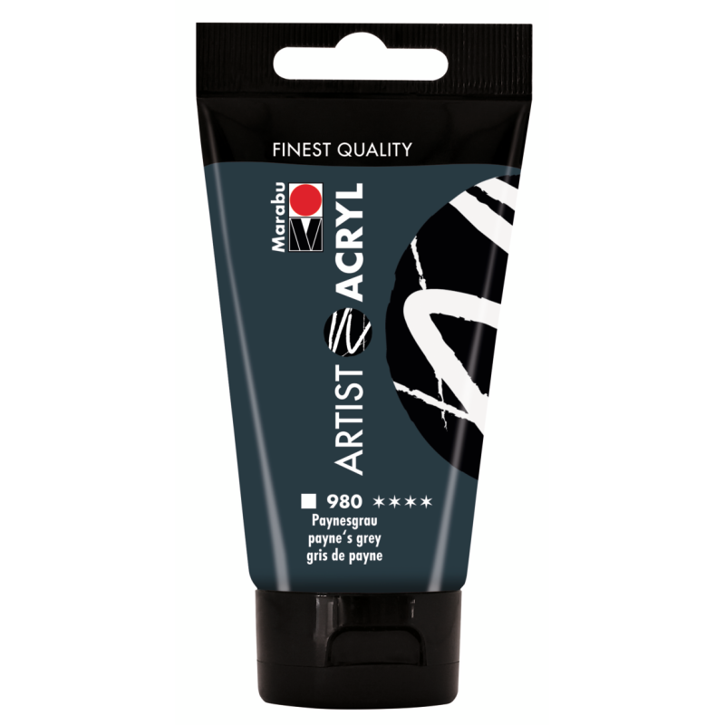 farba akrylowa ARTIST ACRYL nr  980 Payne's Grey - 75 ml