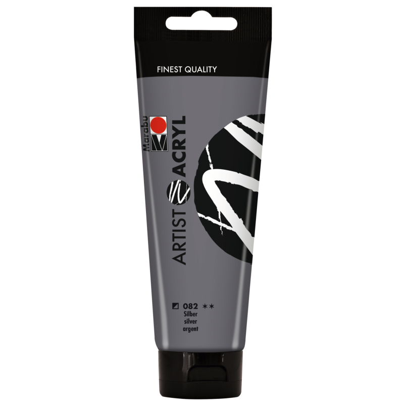 farba akrylowa ARTIST ACRYL nr 082 Silver - 120 ml