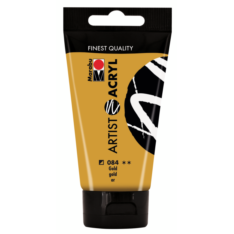 farba akrylowa ARTIST ACRYL nr 084 Gold - 75 ml