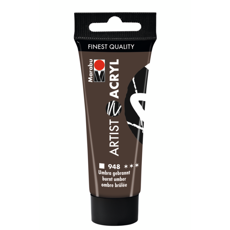 farba akrylowa ARTIST ACRYL nr 948 Burnt Umber - 22 ml