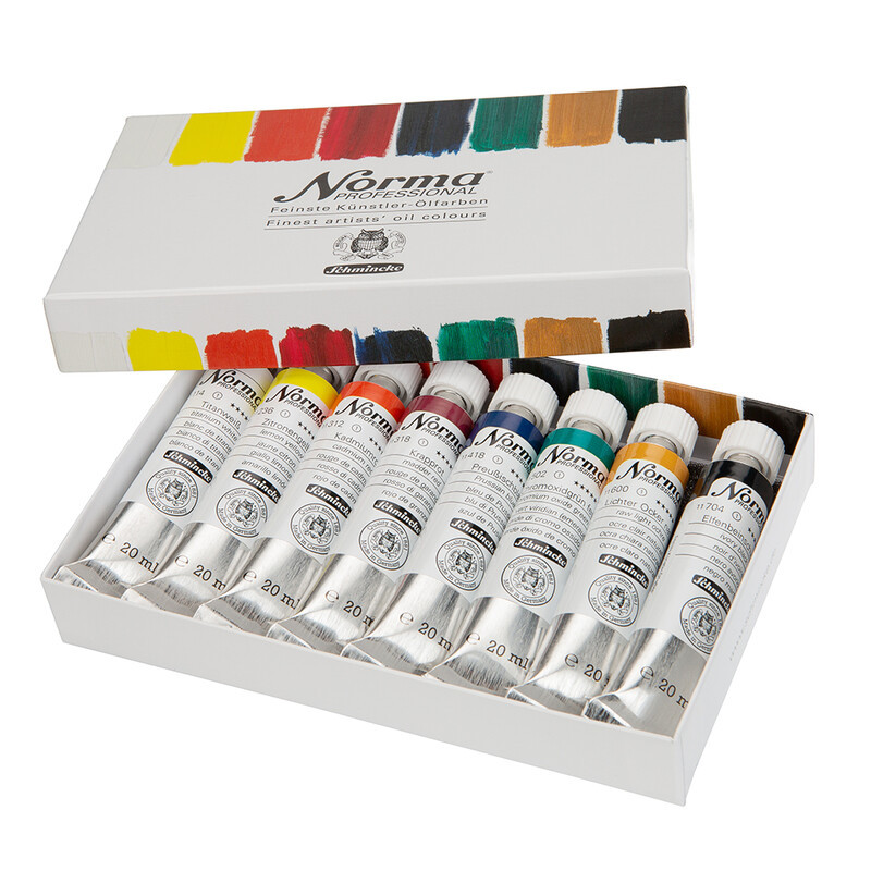 Komplet farb olejnych 8x20 ml Schmincke Norma Professional art. 71108097
