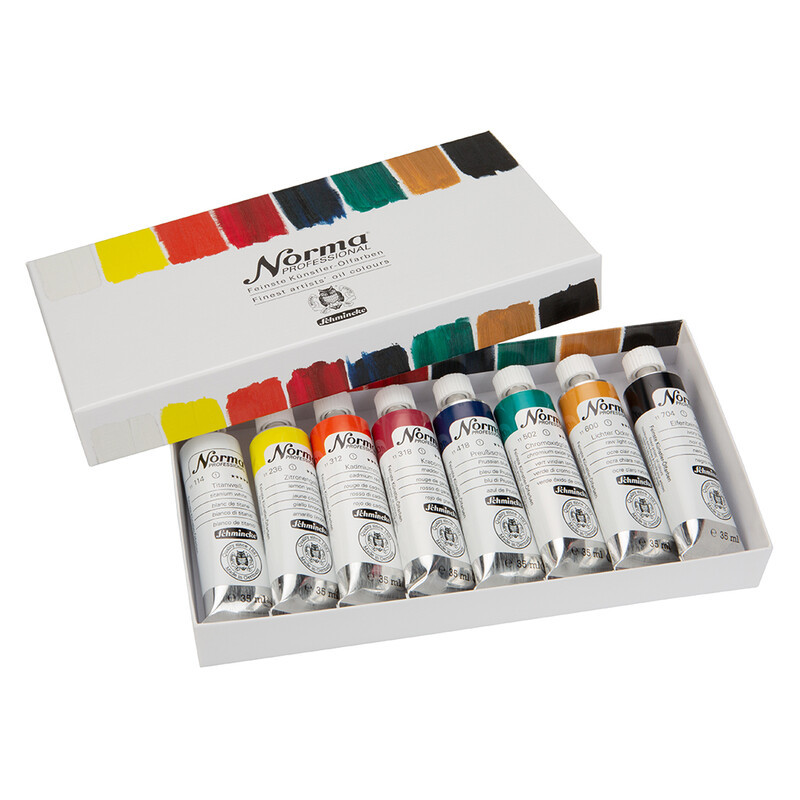Komplet farb olejnych 8x35 ml Schmincke Norma Professional art. 71110097