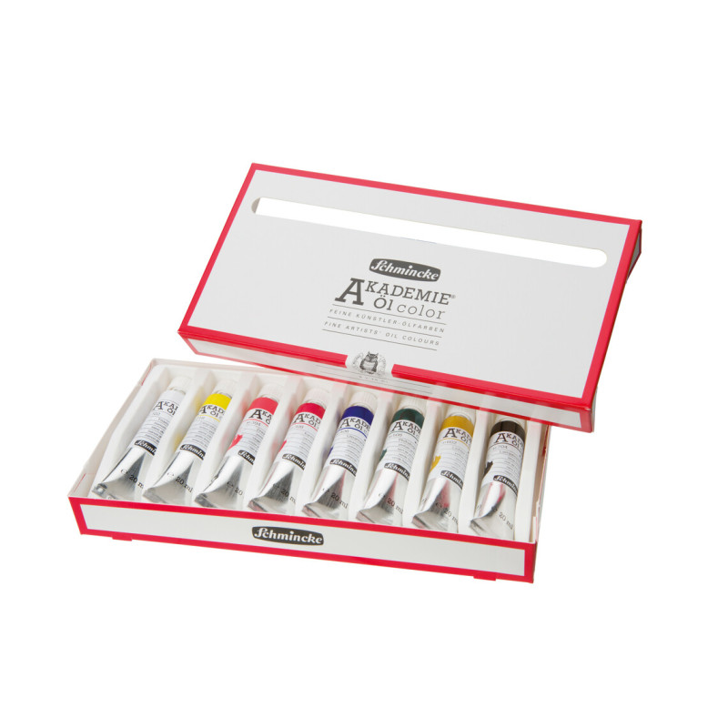 Komplet farb olejnych Schmincke Akademie Oil 8x20 ml - art. 79108097