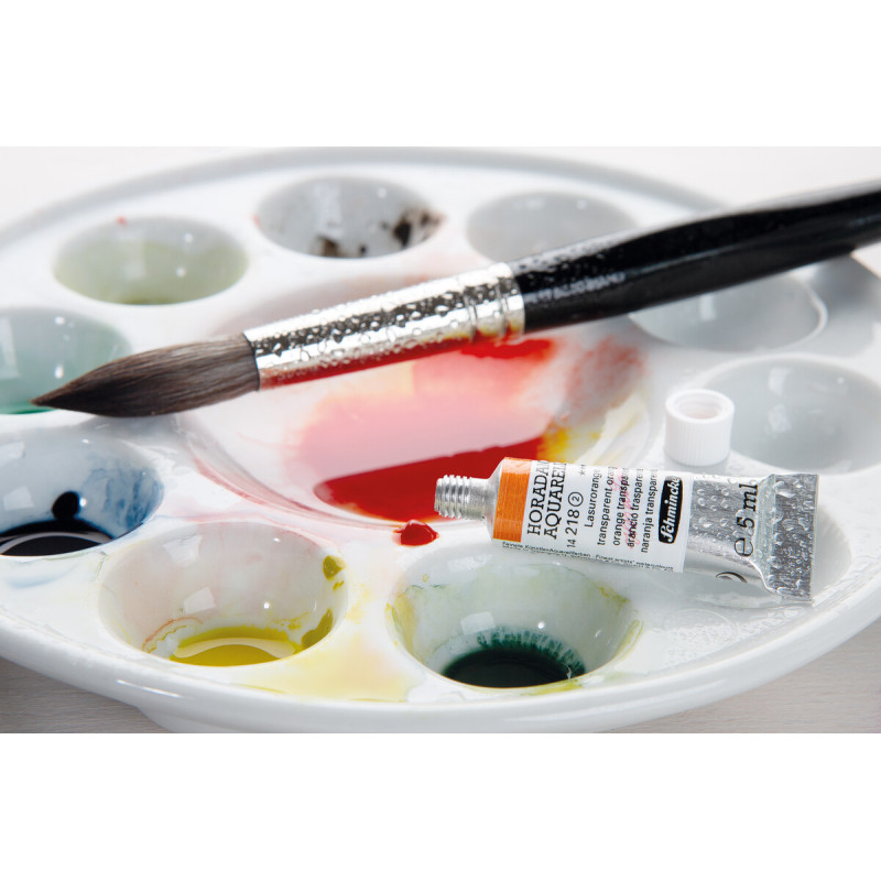 Schmincke Horadam 24x5 ml + paleta - komplet akwareli w drewnianej kasecie art. 74224097