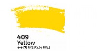 farba akrylowa Rosa STUDIO nr 409 Yellow  - sklep dla plastyków gart.pl