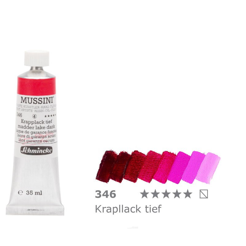 Farba olejno-żywiczna 35 ml Schmincke MUSSINI - 346 Madder Lake Dark
