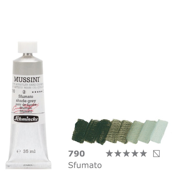 Farba olejno-żywiczna 35 ml Schmincke MUSSINI nr 790 Shade Grey