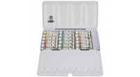 Komplet akwareli Schmincke Horadam 18 tubek po 5 ml  w metalowej kasecie - gart.pl