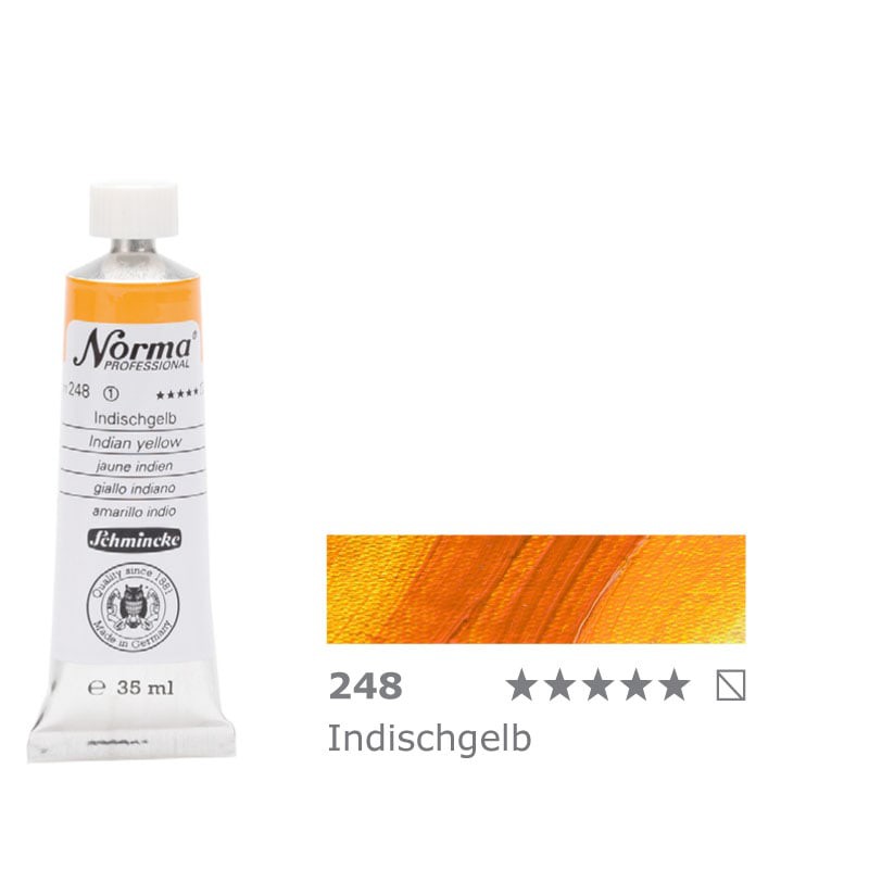 Farba olejna Schmincke Norma Professional nr 248 Indian Yellow - gart.pl
