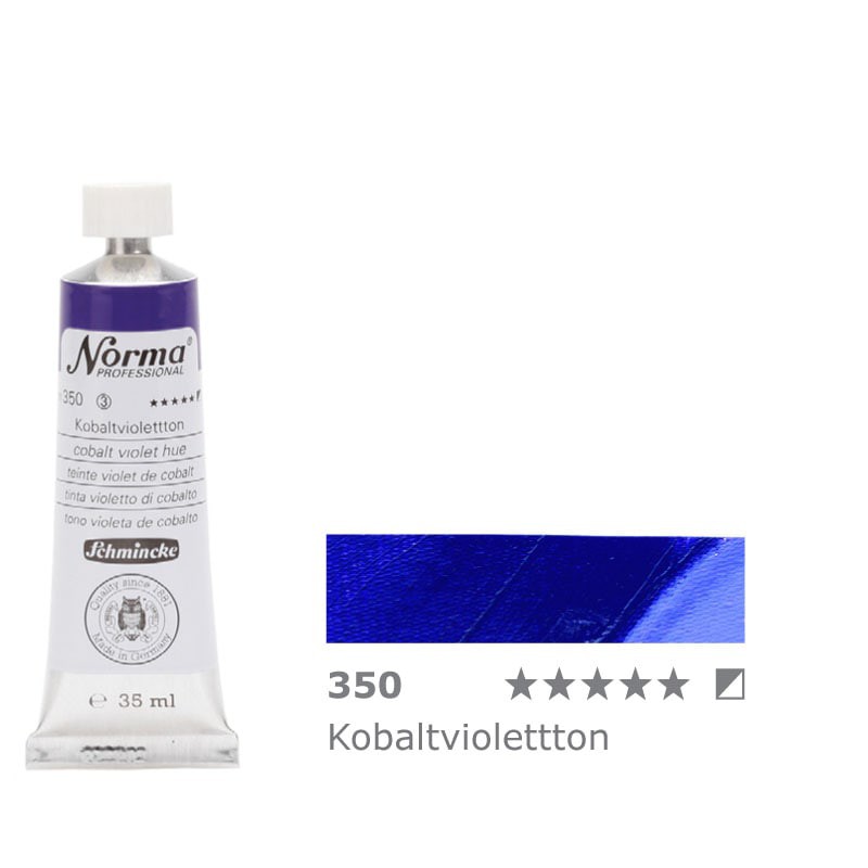 Farba olejna Schmincke Norma Professional nr 350 Cobalt Violet Hue - gart.pl