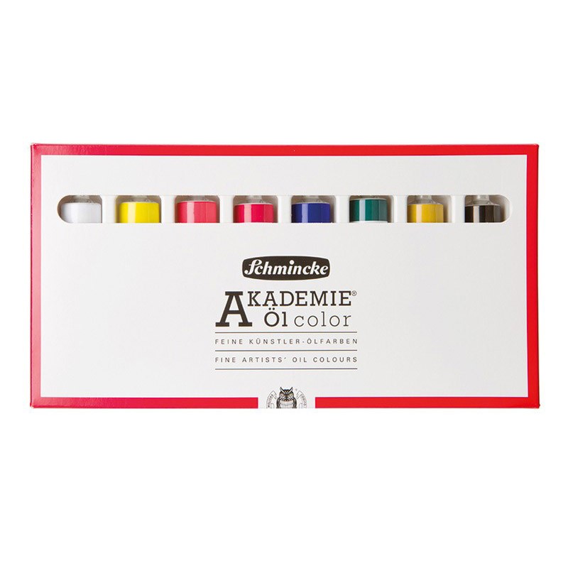 Komplet farb olejnych 8x20 ml Schmincke Akademie Oil - 79108097