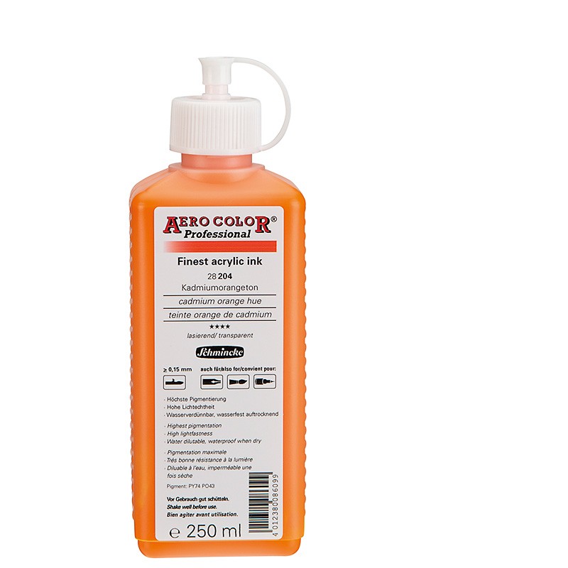 tusz akrylowy Schmincke AERO COLOR nr 204 - 250 ml