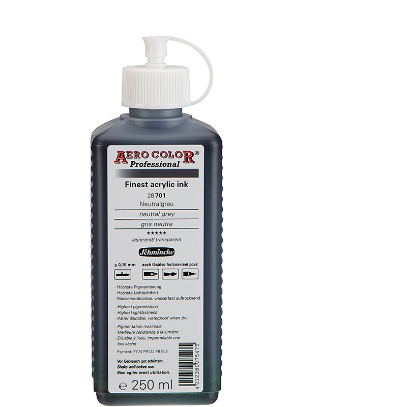 tusz akrylowy Schmincke AERO COLOR nr 701 - 250 ml